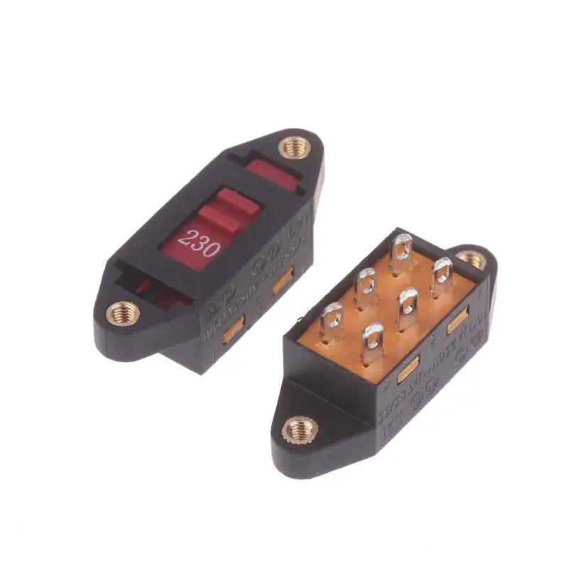 Voltage Transfer Switch SL14 6 Pin 115V to 230V Converter for Home Appliance Rewiring Easy Fit High Performance