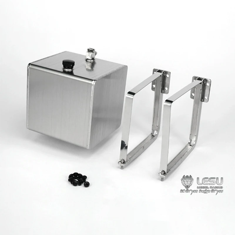 1/14 Truck simulation square hydraulic tank G-6107 stainless steel welded