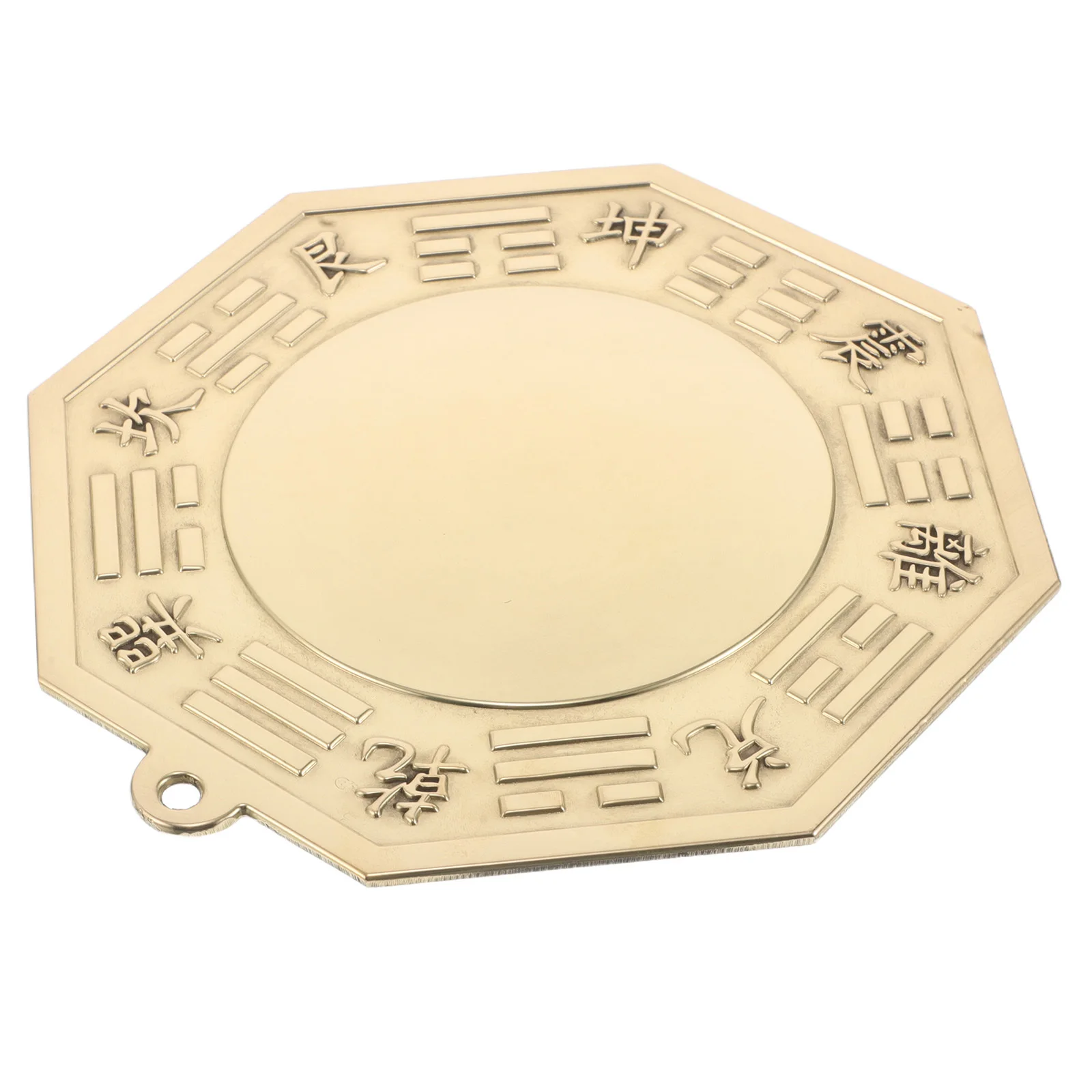 

Copper Traditional Convex Bagua Mirror Feng Shui Wall Hanging for Spiritual Protection and Positive Energy Home Decor