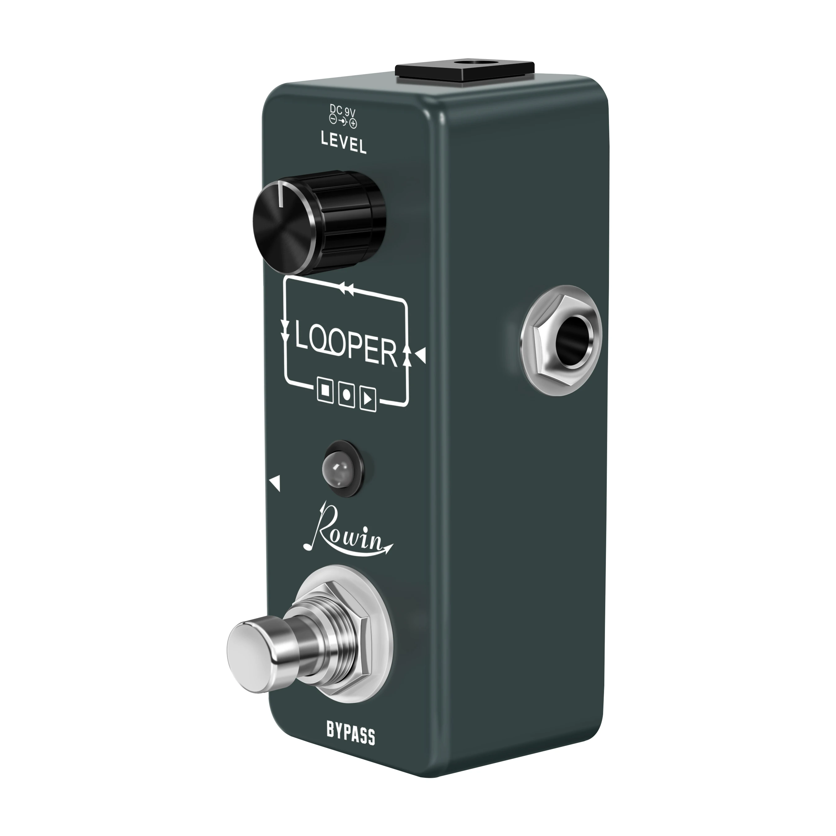Rowin Guitar Looper Pedal Digital Looper Effect Pedals For Electric Guitar Bass 10 Min Recording Time Unlimited Overdubs