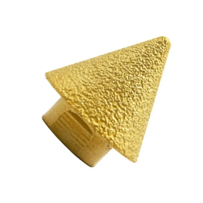 Diamond Beveling Chamfer Bit for Angle Grinders M10Thread Countersink Bit Hole Chamfering Tool Marble Polisher Tool