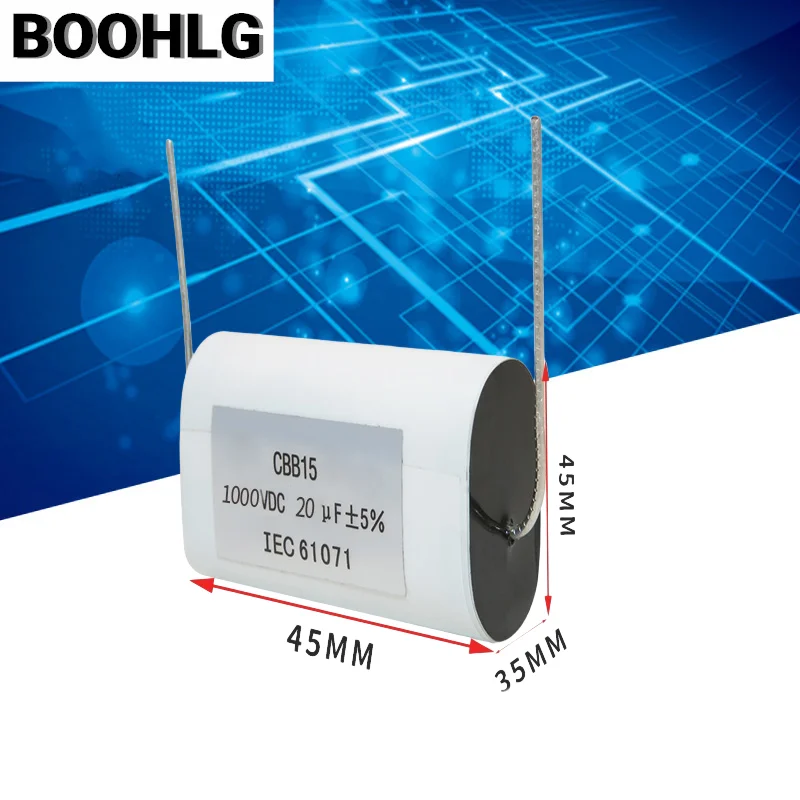 MKP-L 20UF 20 μ F Micromethod 1000V Uninduced Axial Absorption Capacitor CBB16 1000VDC