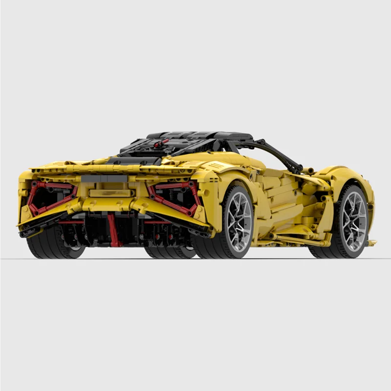 Moc قوالب بناء مدينة الرياضة مفهوم supercarTechnology وحدات كتل الهدايا لعب للأطفال لتقوم بها بنفسك مجموعات الجمعية