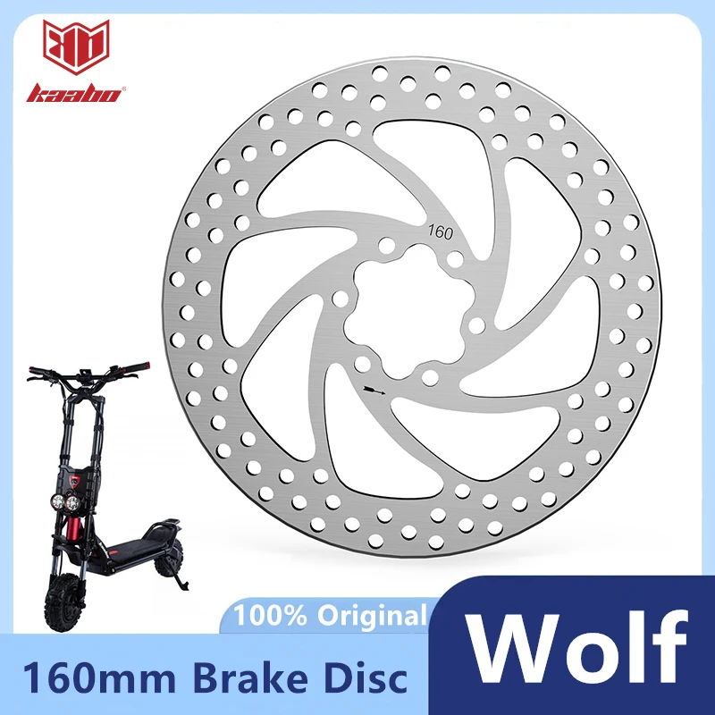 Original 160mm Brake Disc for Kaabo Wolf Warrior 11 (New Version) Wolf King Wolf Warrior GT Pro/GT+ Pro Wolf King GT Pro/GT+ Pro