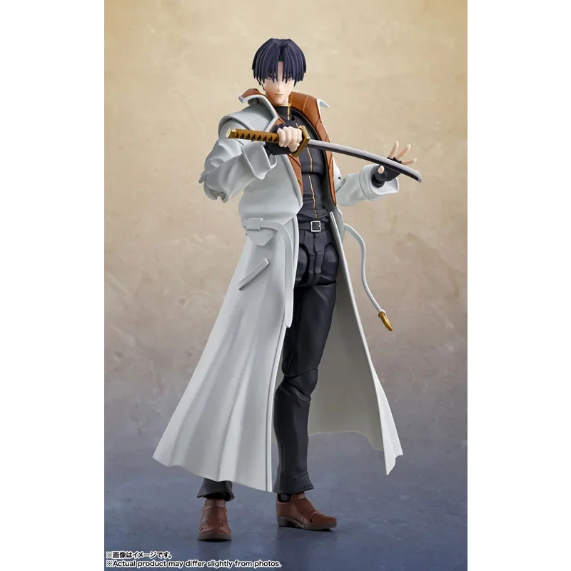 In Stock Bandai S.H.Figuarts Rurouni Kenshin Meiji Swordsman Romantic Story Shinomori Figure Action Figurals Brinquedos Toys