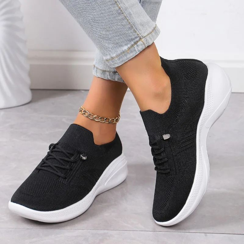 Shoes for Women 2024 New Solid Color Simple Women\'s White Sneakers Comfortable Breathable Female Tennis Shoes Zapatos De Mujer