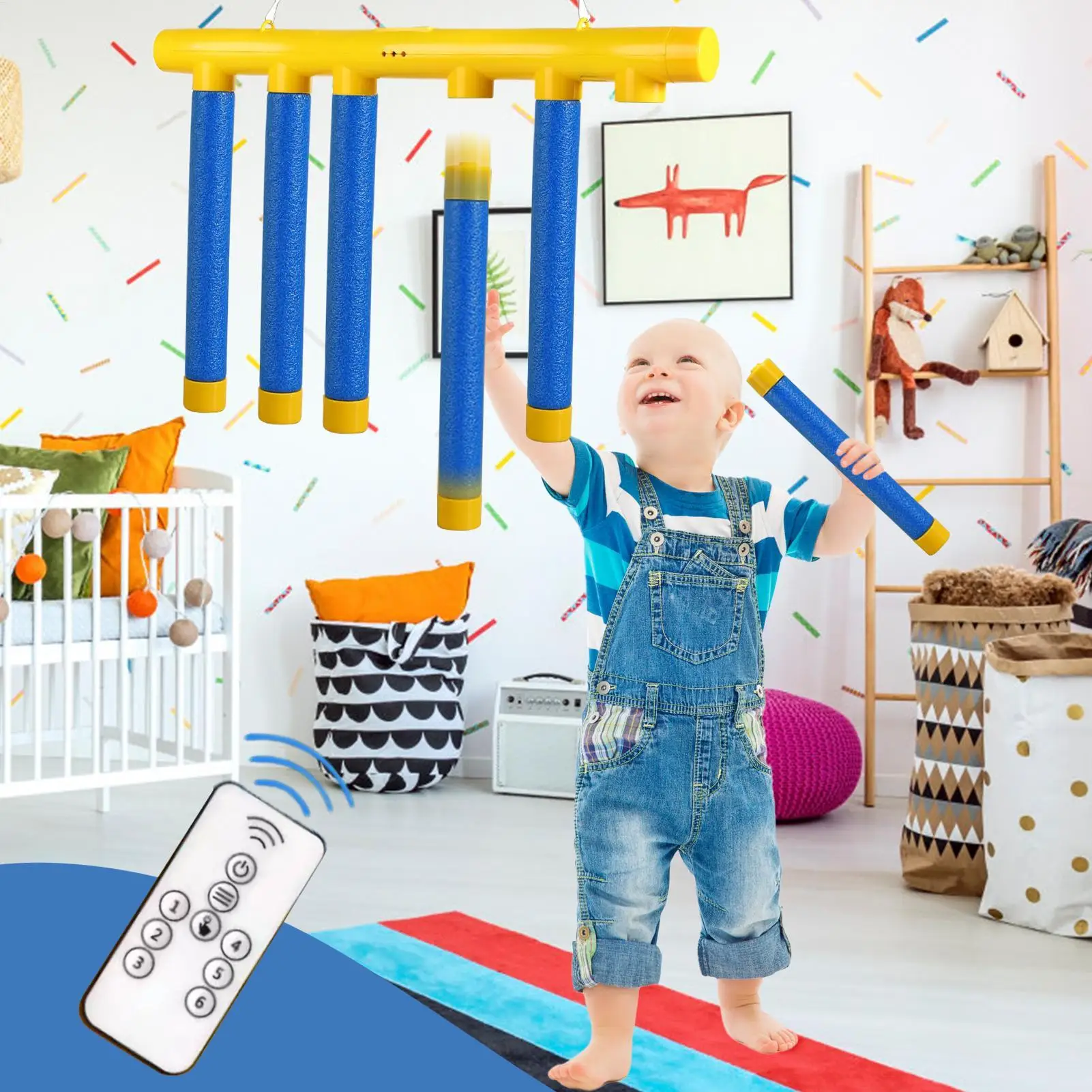 Uitdaging Vallende Stokken Spel Kinderen Stok Vangen Speelgoed Training Reactievermogen Educatief Ouder-kind Interactief Speelgoed Sport