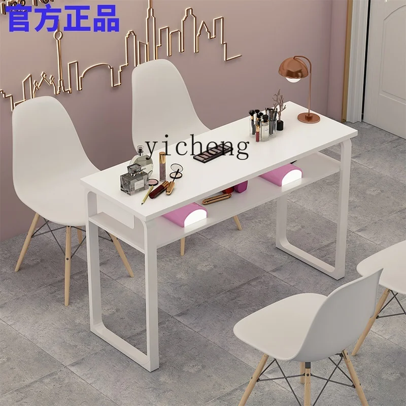 ZK Manicure Table Special Offer Economical Internet Celebrity Single Double Three Dresser Manicure Table and Chair Suit