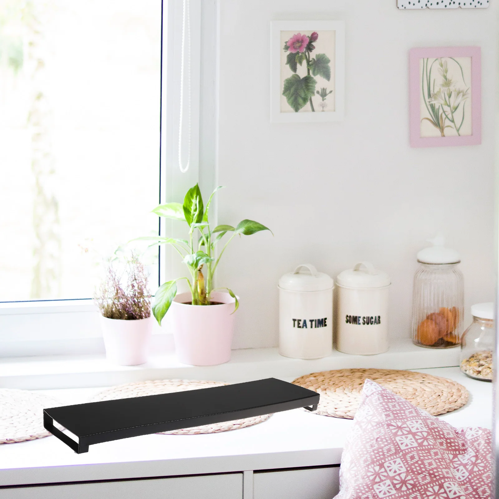 

Telescopic Seasoning Rack 45 80 cm Iron Spice Shelf Non Slip Pads Smooth Edges Kitchen Counter ganizer Retractable Multi