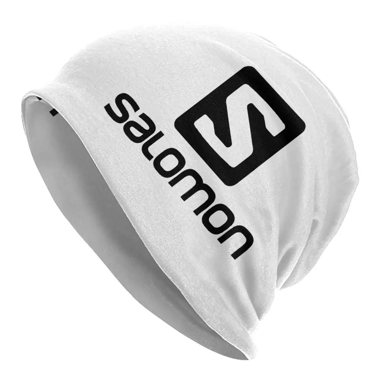 Salomons Logo Skullies Beanies Hat Vintage Men Women Street Caps Warm Dual-use Bonnet Knitted Hat