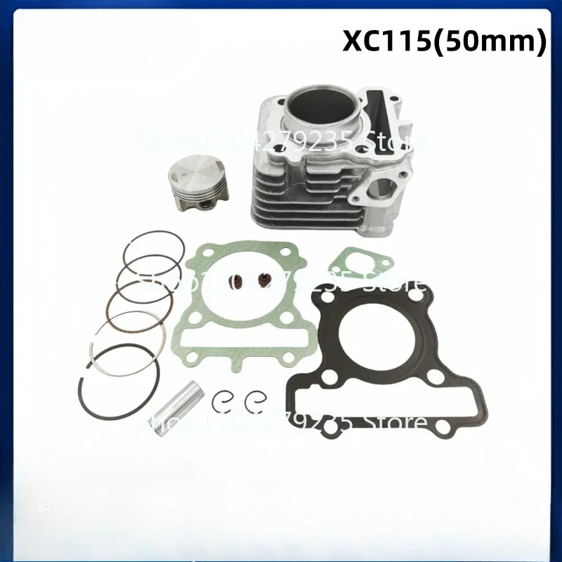 XC115 motorcycle engine cylinder MIO-J for Yamaha Ray Z Zr 115 piston sleeve  50m