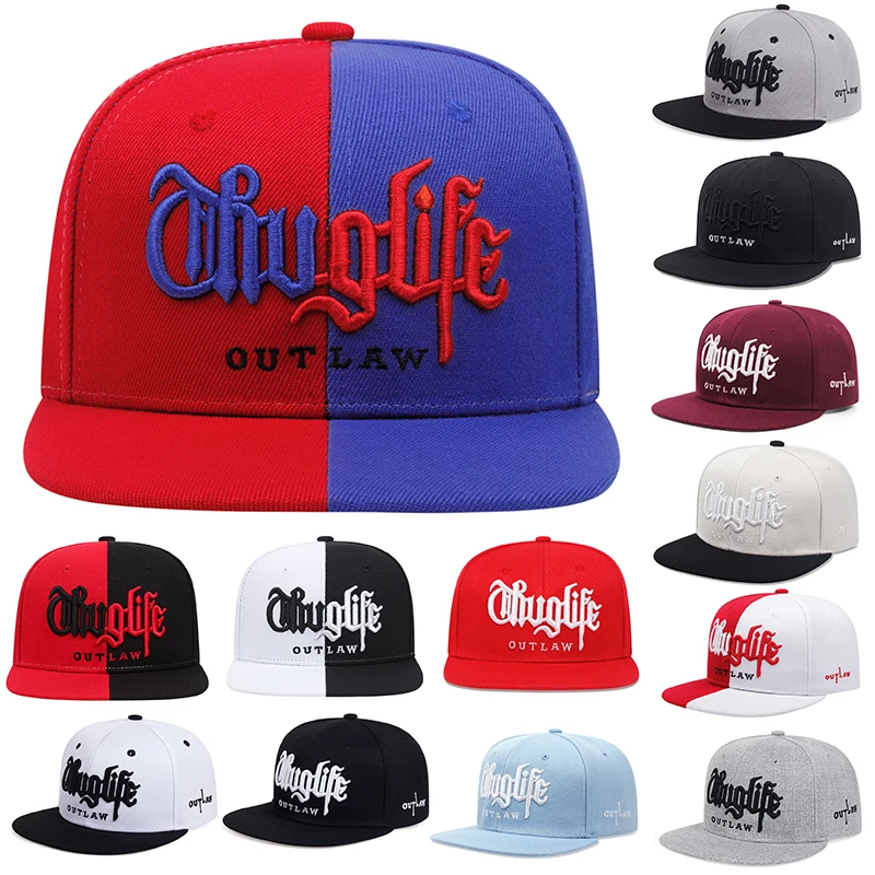 Men\'s Fashion Thief Series Dual Color Block Snapback Cap Unisex Sunshade Hat Adjustable Hip Hop Baseball Caps Cowboy Street Hat