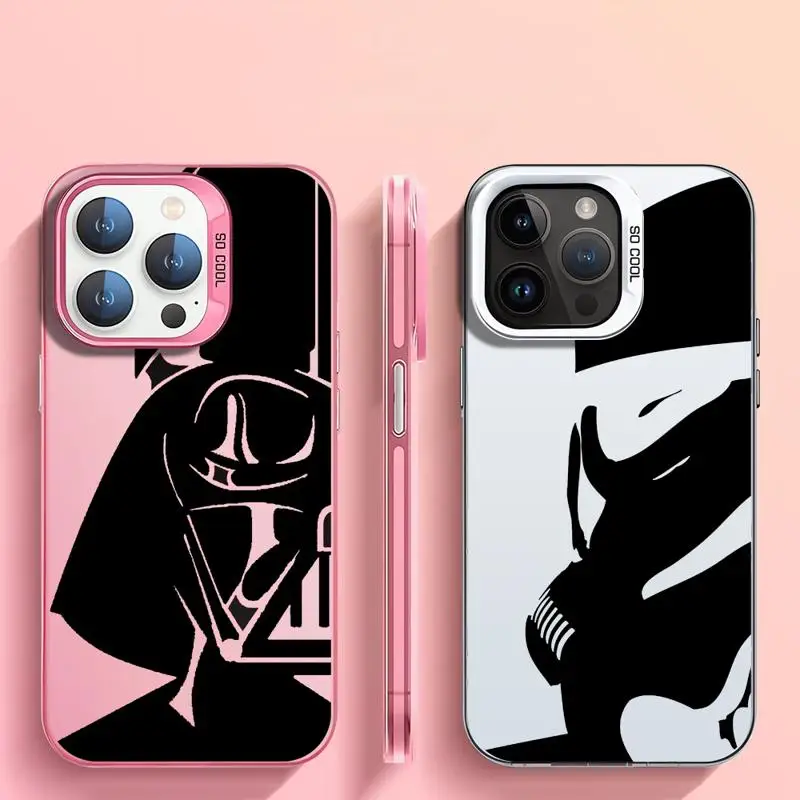 StarWars Cool Face Phone Matte Case For Apple iPhone 15 11 13 14 Pro Max 12 Silicone 15 Plus 11Pro Shockproof Bumper Cover