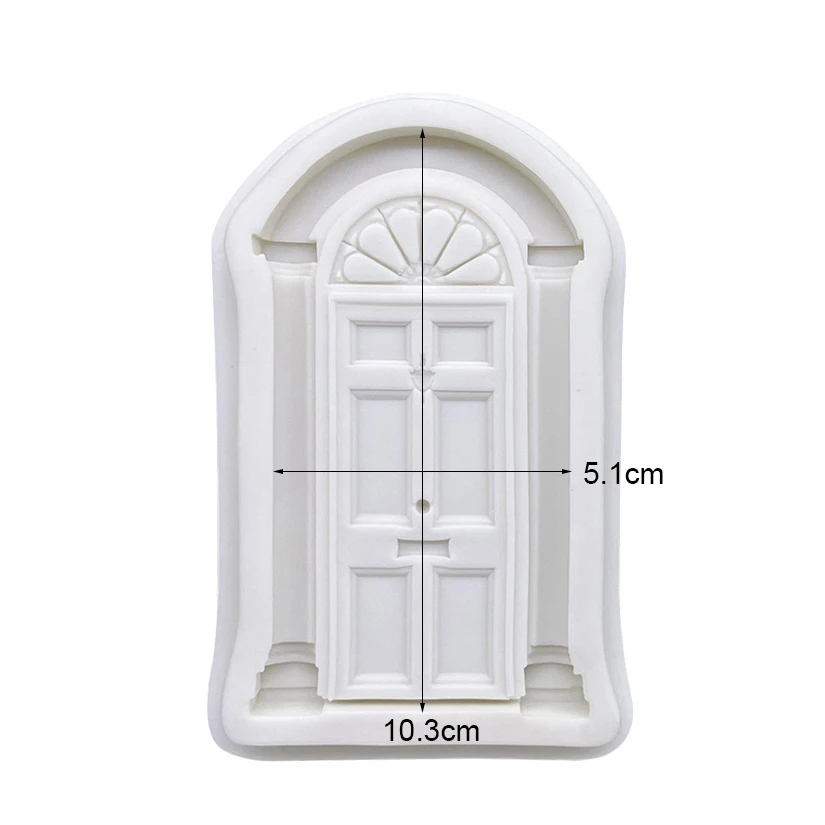 The Door Shape Cake Side 100% Platinum Silicone Sugarcraft Mould, Fondant Cake Decorating Tools