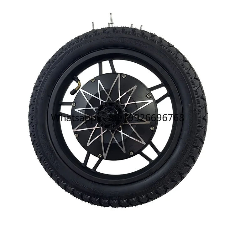 

High Power Hub Motor 72V 3500W Electric Bike Wheel Brushless Hub Motor Accessory for 14in Electric Scooter