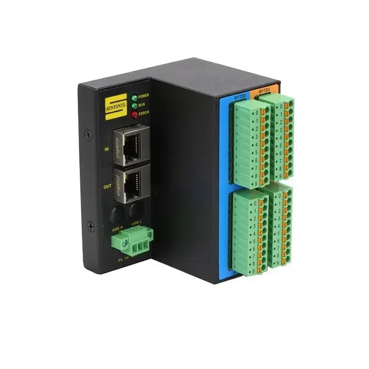 الجملة دائم IO نظام حماية فئة IP20 واجهة نوع المدخلات الرقمية IO وحدة عن بعد