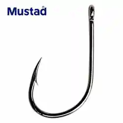 Original Norway Mustad 10829 Barbed Hooks Sharp Ocean Large Fishing Hooks Worm Lure Barbed Hook Pesca Carp Jigging Hooks 8 Packs