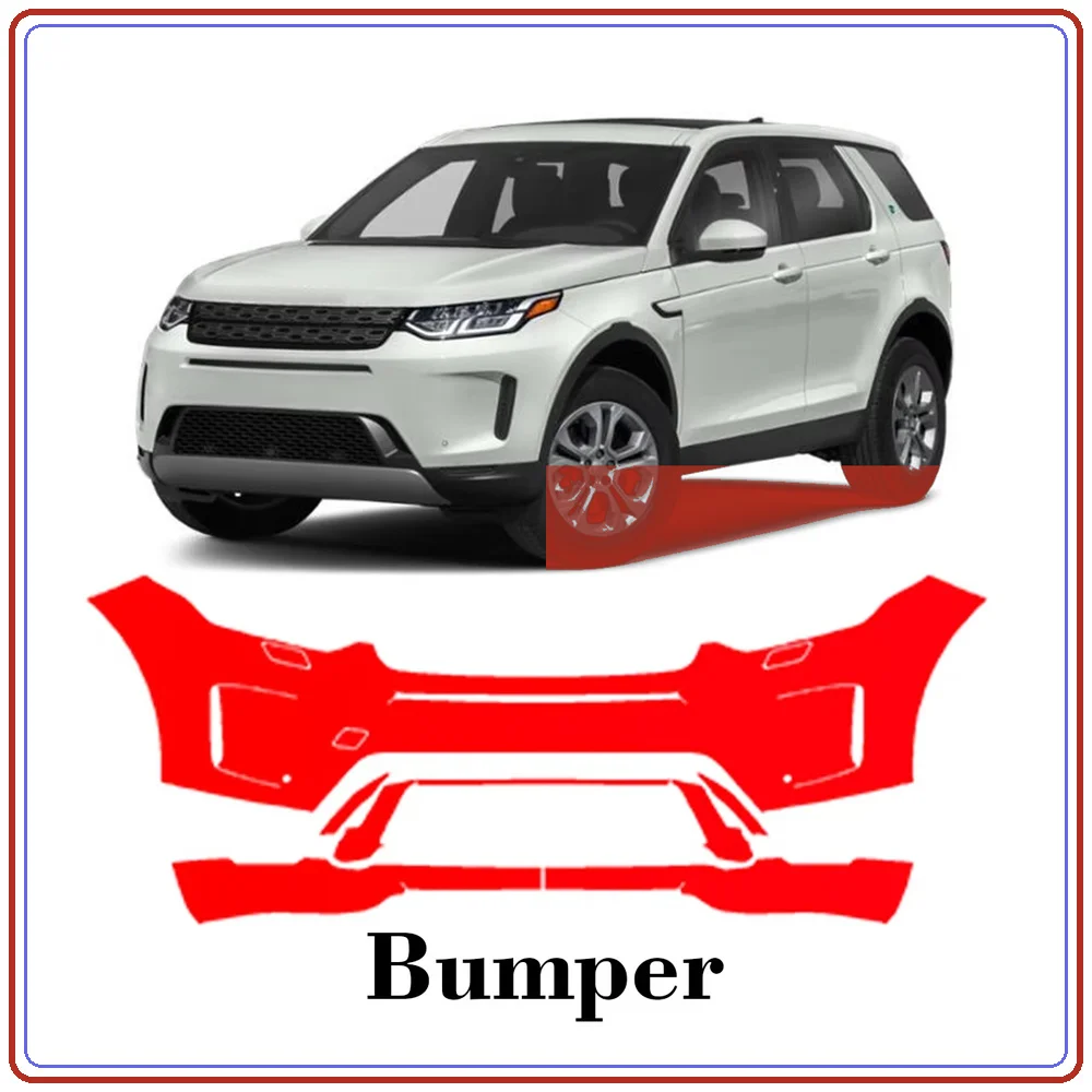 For Land Rover Discovery Sport R-Dynamic 20-2023 Precut TPU PPF Front Bumper Kit Clear Bra Stone Guard EU UK Car Body Protection