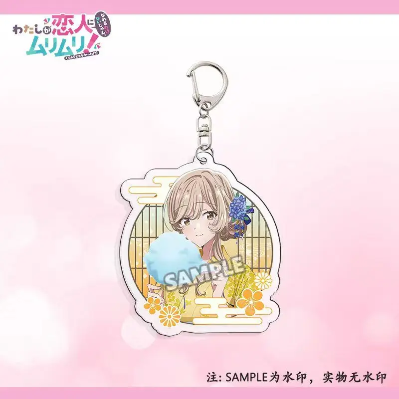 5 Buah Gantungan Kunci Akrilik Anime Amaori Renako Ōzuka Mai, Aksesoris Tas, Liontin Hadiah, Gantungan Tas Ransel Lucu, Gantungan Kunci, Hadiah Natal