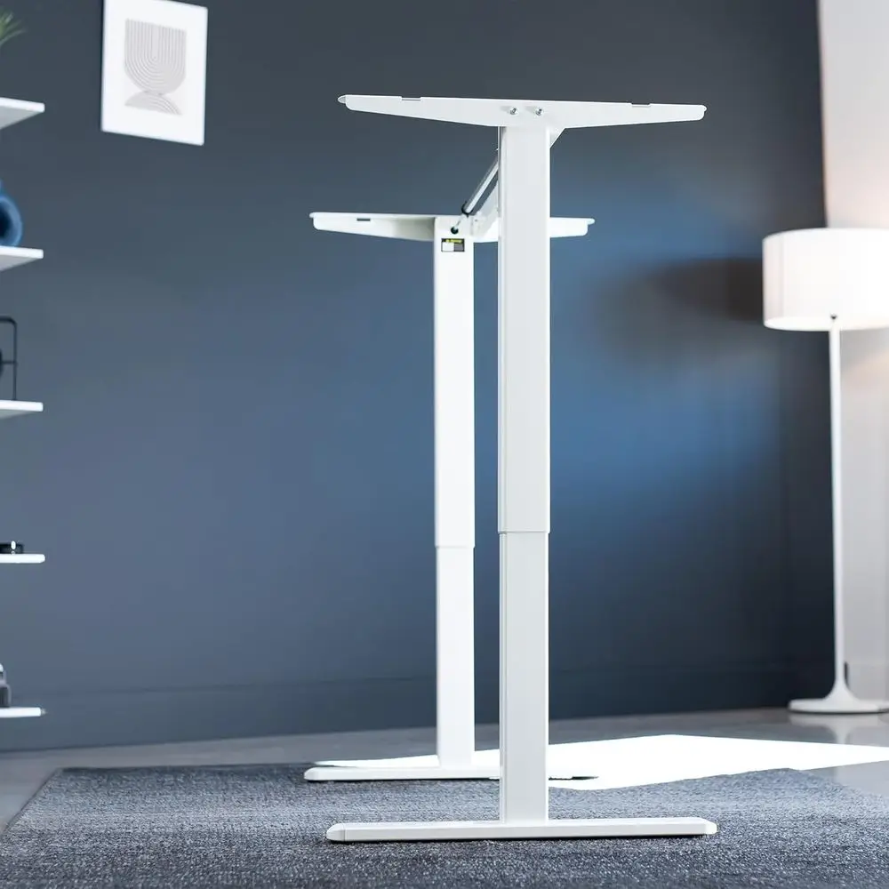Electric Standing Desk, Single Motor, Adjustable Height, Supports 154 lbs, Ergonomic Design, Easy Controller