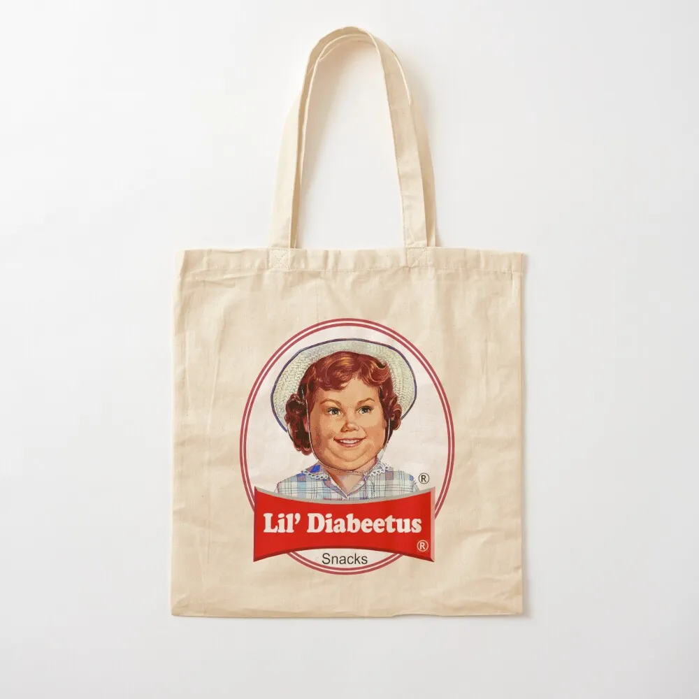 Lil Diabeetus (Parody) Tote Bag shoping bag shopper bag women Canvas Tote