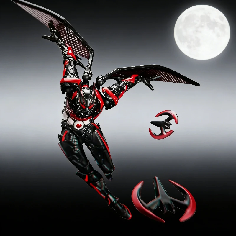 Figura de Acción Articulada Revoltech Amazing Yamaguchi Batman Beyond KO de 17 cm, Modelo de Superhéroe, Juguete Coleccionable, Adorno de Escritorio, Regalo de Anime
