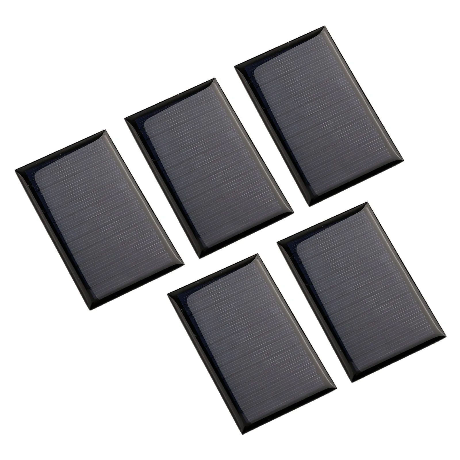 Camping 6V Solar Panel 72*45mm 5pcs Solar Charger High Conversion Rate Versatile Applications Home Energy Solutions