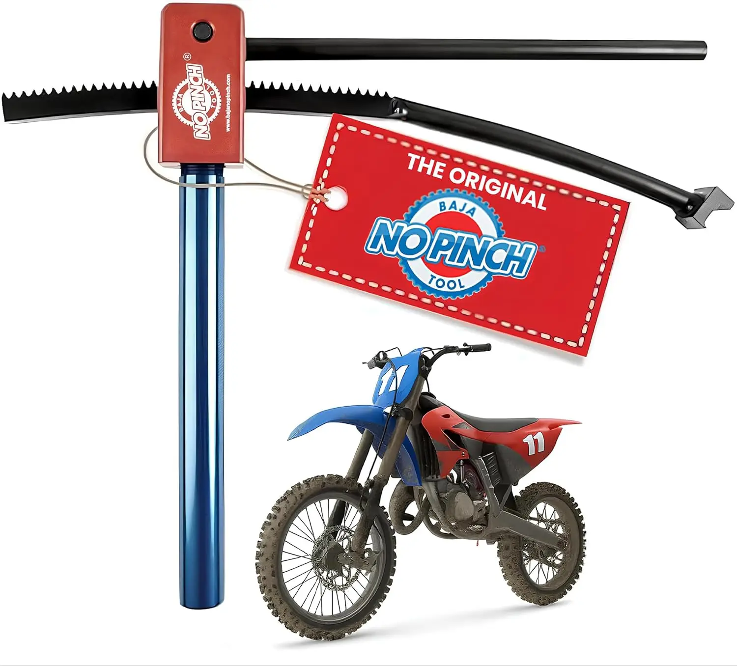 

Dirt Bike Tire Changing Kit for 16" to 21" Wheels - No Pinch Tool with 20mm Axle, Compact Design for Motocross and Enduro