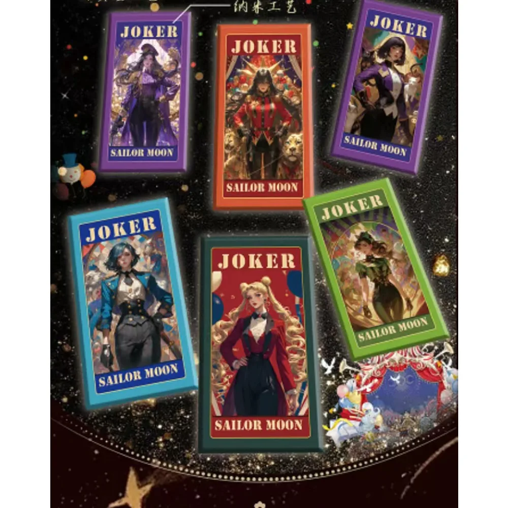 Japanese Classic Fantasy Anime Sailor Moon Collection Cards Love and Justice Protagonist Limited Edition Exquisite Cards Gifts