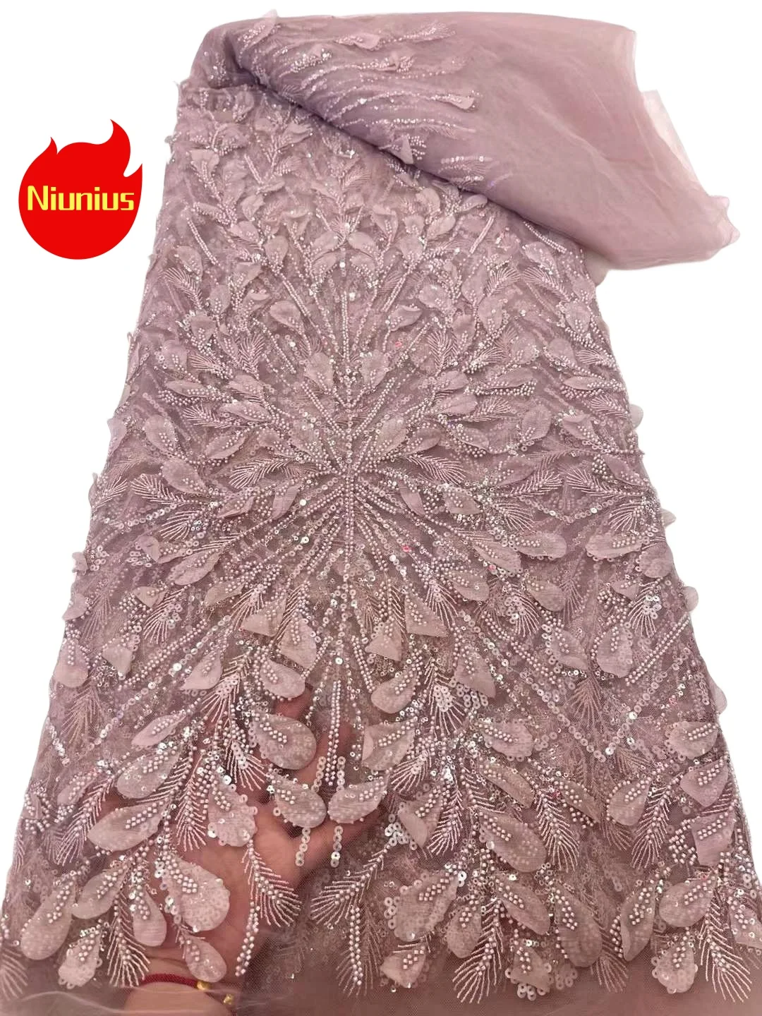 

2024 Latest Luxury Superior Quality Delicate Elegant Soft Tulle Lace With Nice Stones Fabric for Wedding Evening Dress NN5178_Z