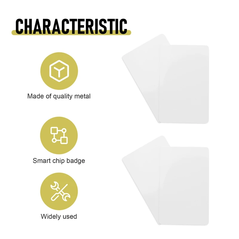 10PCS RFID Nfcsmart Chip Badge Clone 0 Sector Writable Tag UID Access Control Thin Card 13.56Mhz Rewritable Copy Key