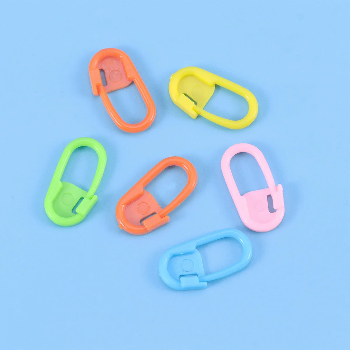 

1000 pcs Plastic Stitch Markers Locking Crochet Counters Multi-Colored Knitting Accessories For Needles Hooks Fastener