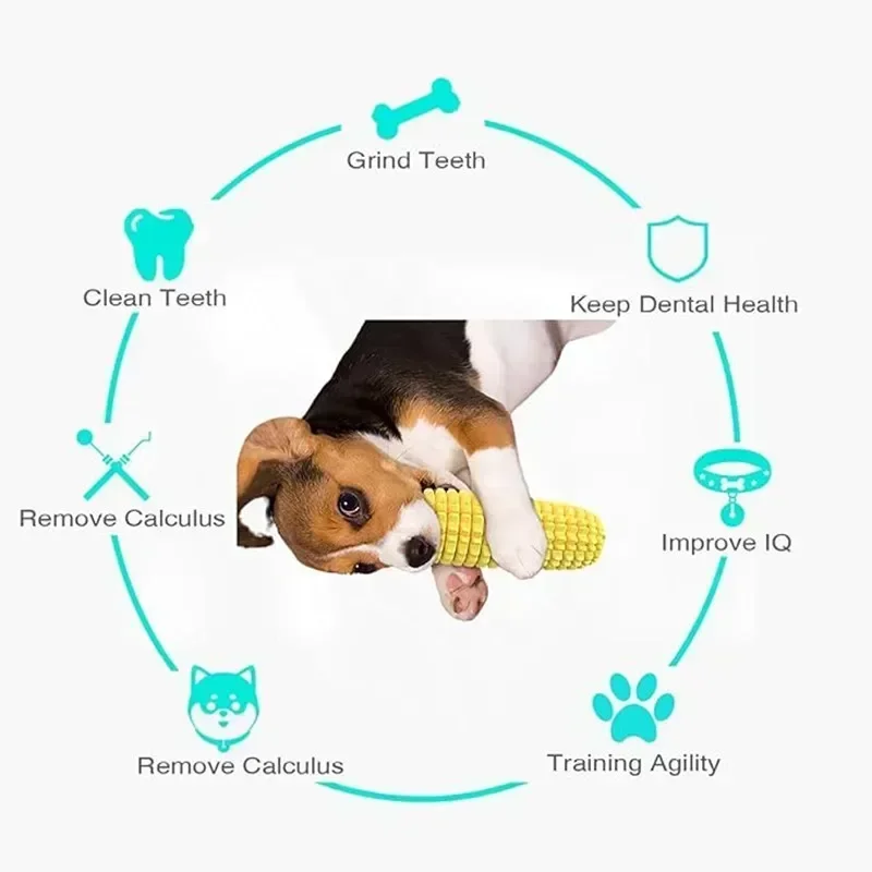 Dog Toys with Bite Resistance Simulation Sound Bite Toys Grinding Teeth Dog Toys for Large Dogs  Dog Accessories