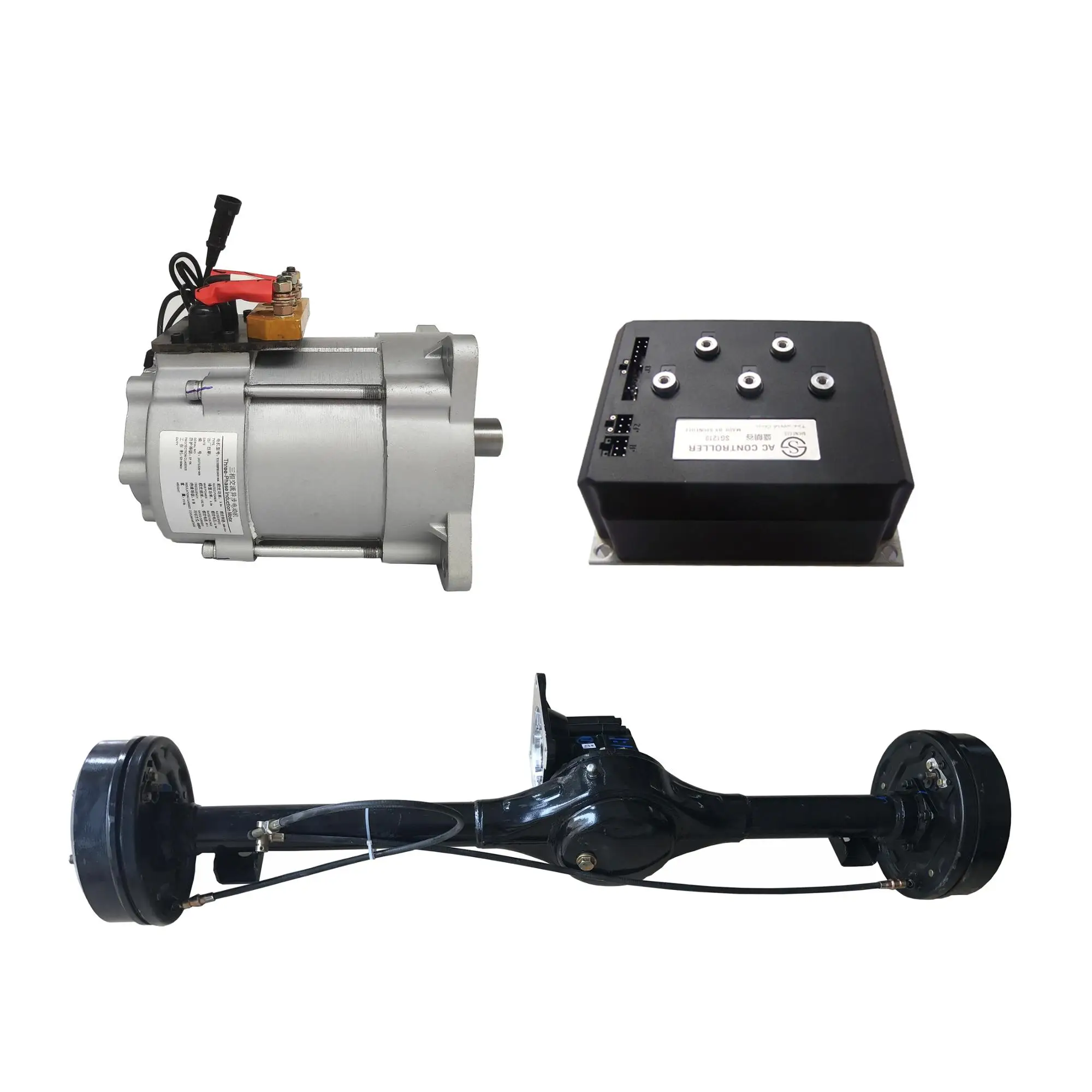 Shinegle 20hp 15kw Motor Sin Escobillas, Kit de Conversión de Automóvil de Pasajeros Eléctrico a Batería, Motor para Autobús Eléctrico