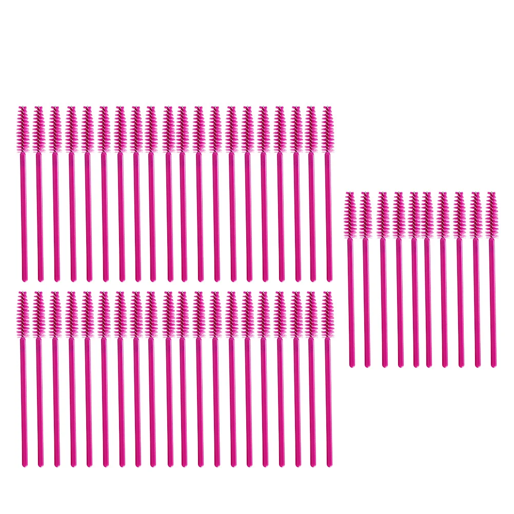 50 stuks wimper make-up borstel wimper mascara tool voor salon of thuisgebruik buigbare tip geen klontering meer roze wimper mascara borstel