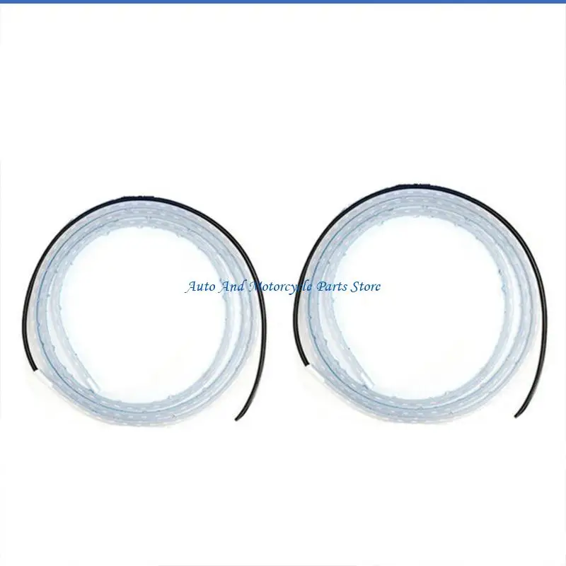 

P9FD 4 Pack Car Door Open Warning Lights LED Strip Universal Parking Lamp