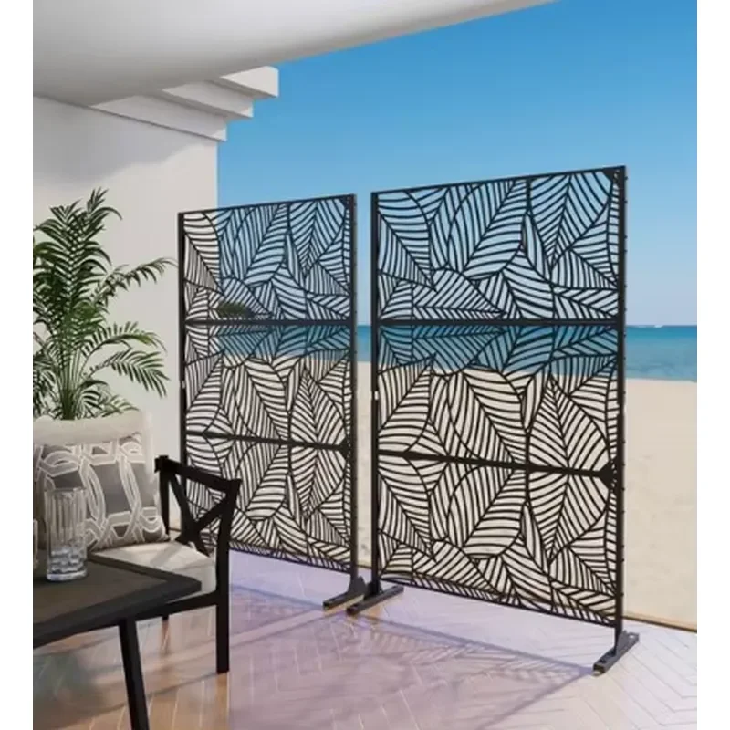 Stainless Steel Metal Privacy Screen Panel Custom Cut Waterproof Multi-Functional Outdoor Wall Decorative Panel