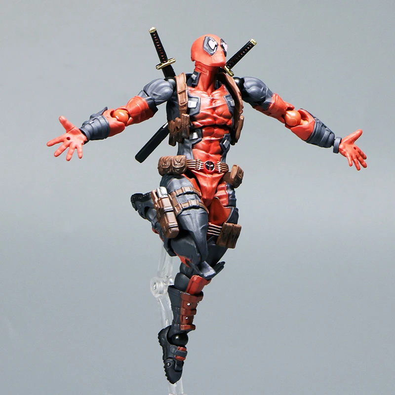 REVOLTECH AMAZING YAMAGUCHI Deadpool Action Figure X-Men Movable Collection Marvel Hero Black Panther Figures Model Toys Gifts