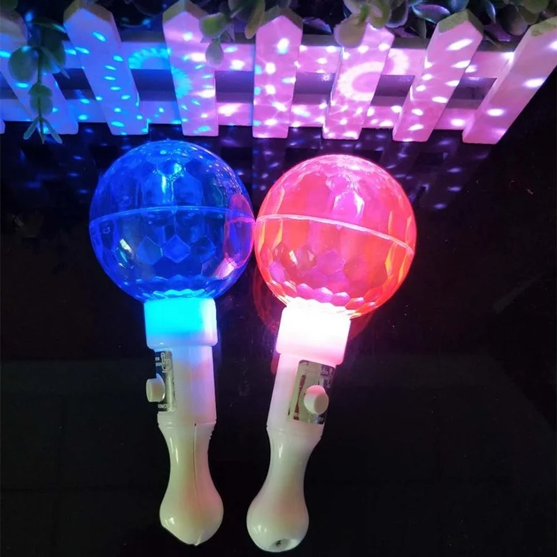 

20PCS Party LED Stick Luminous Wands Projection Ball Birthday Kids Toy Gift Cheer Props Wedding Christmas