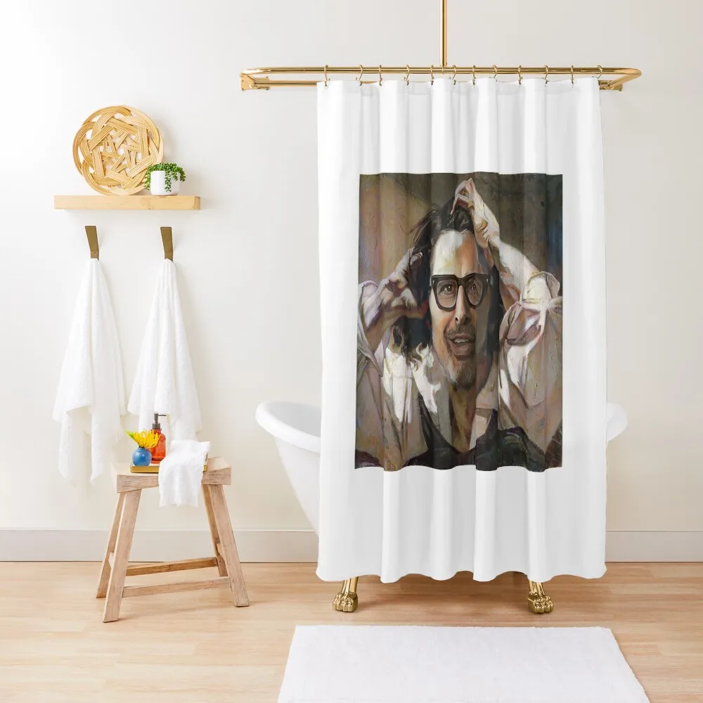 

Jeff Goldblum The Desperate Goldblum Shower Curtain For Shower Cover Luxury Bathroom Curtain