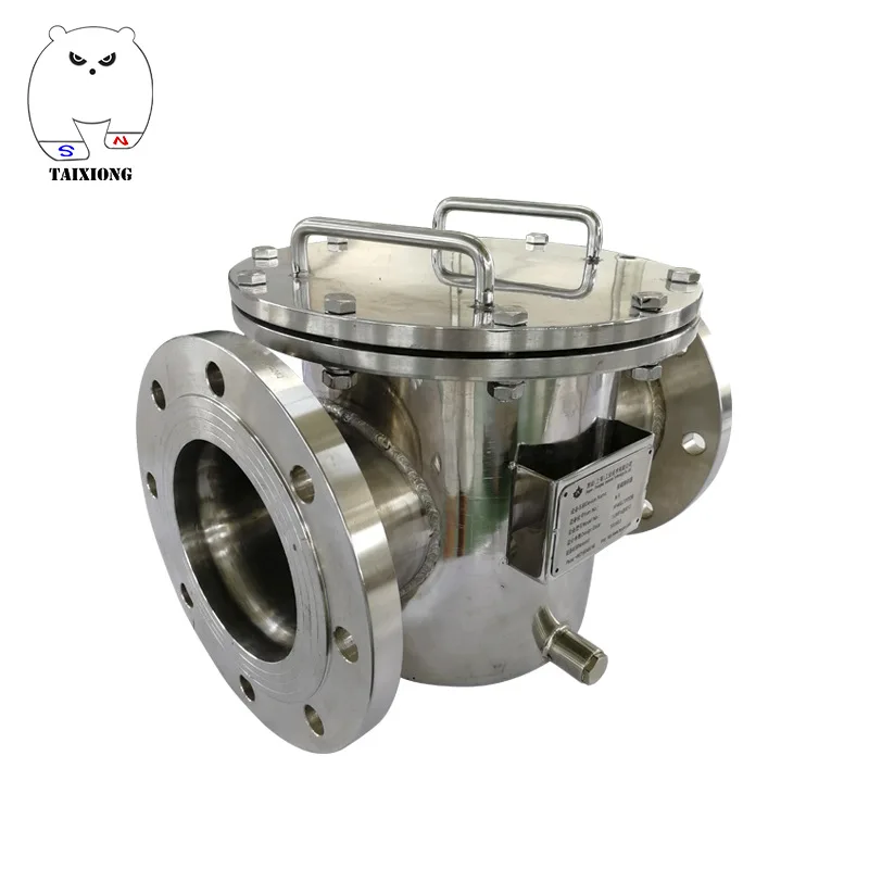 

Industrial Stainless Steel Food Grade Easy Cleaning Flange Type Magnetic Oil Filter Liquid Trap Magnet Magnetic Liquid Filter