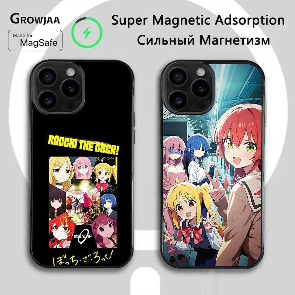 

Чехол для телефона B-Bocchi the Rock Hitori для iPhone 17,16,15,14,13,12,11,Pro,Max,Plus,Mini,SE4,E с магнитной беспроводной зарядкой Magsafe