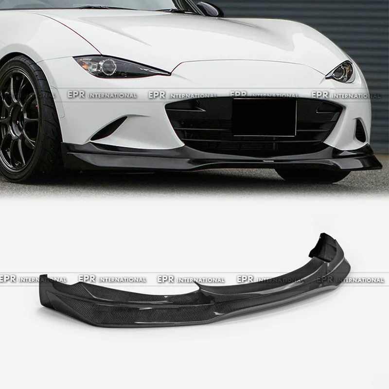 

For GRD Style Front Lip Spoiler for Mazda MX-5 Miata ND (2016-2023) - Roadster Carbon Fiber/Fiberglass Bumper Upgrade