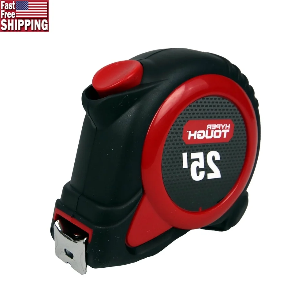 

25ft Self Lock Steel Tape Measure Automatic Blade Lock Impact Resistant Durable Easy to Use Quick Measurement Home Improvement
