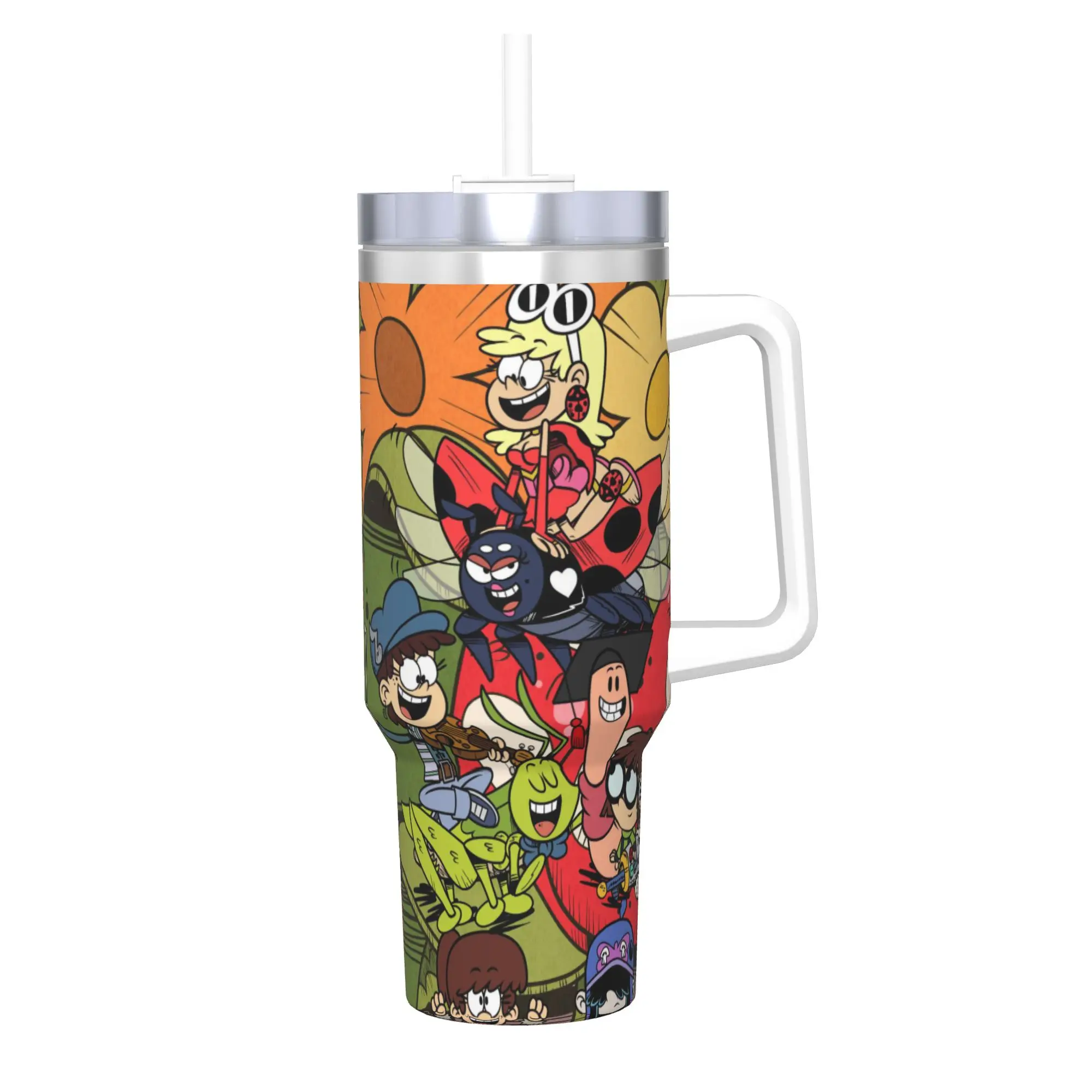 The Louds Houss  Tumbler 40oz Stainless Steel Double Wall Vacuum Insulated  Tumblers Cup With Straw