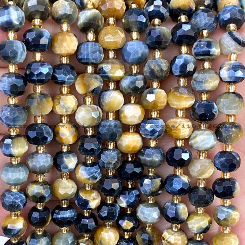 الأوجه المعداد 6x8 مللي متر الحجر الطبيعي الليمون الأصفر اليشم خزر عازل لصنع المجوهرات أقراط يدوية أساور إكسسوارات جذابة