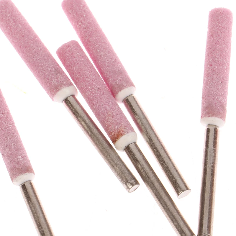 10 pezzi affilacoltelli per motosega lima per pietra abrasiva 4/4.8/5.5/6mm catene Set per affilare sega metalli per lucidatura pietre per affilare motosega