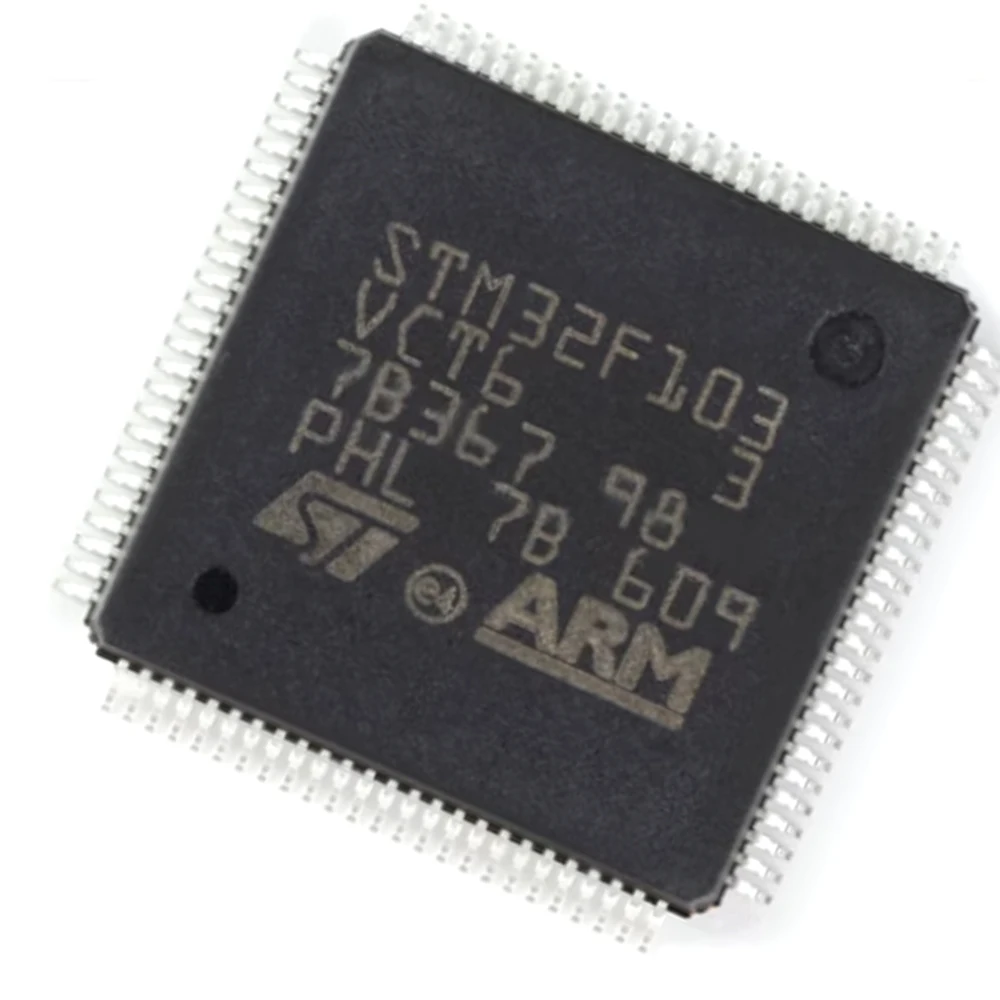 5 قطعة STM32F103VCT6 SCM رقاقة 32 بت متحكم ، SMD LQFP100