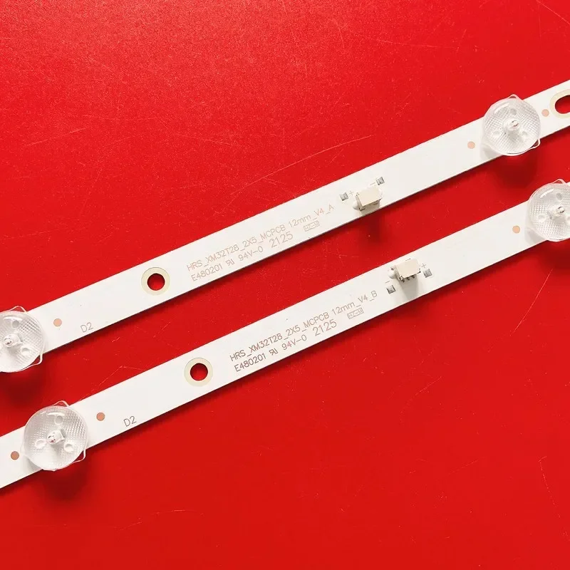 LED Bar Lights 2pcs 5 LEDs New for Xiaomi L32M5-AZ HRS-XM32T28-2X5-MCPCB IC-C-VZAA32DA10A LED Strip Light