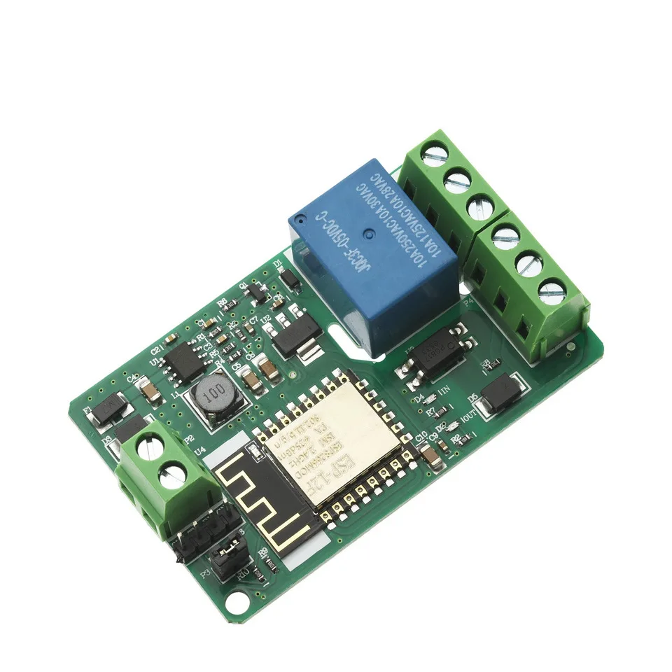 Esp8266 ESP-12F WLAN-Funkmodul 1-Kanal-Relaisabschirmung Übers trom schutz Wi-Fi-Netzwerk relais modul 10a DC 7-30V
